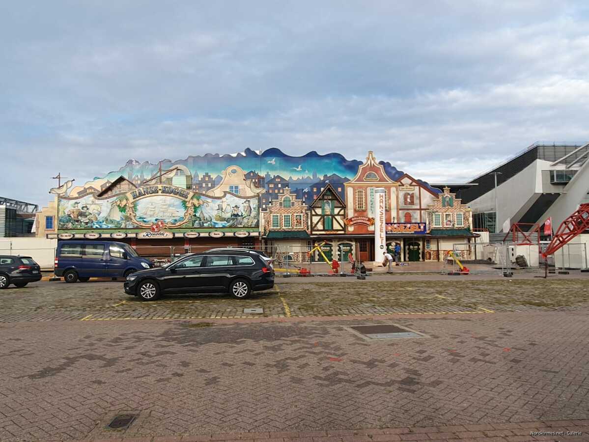 Bremer Freimarkt: Der Aufbau am 20.09.2023