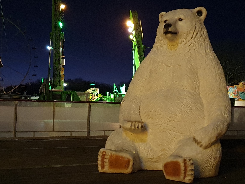 Aufbau Cranger Weihnachtszauber 2021