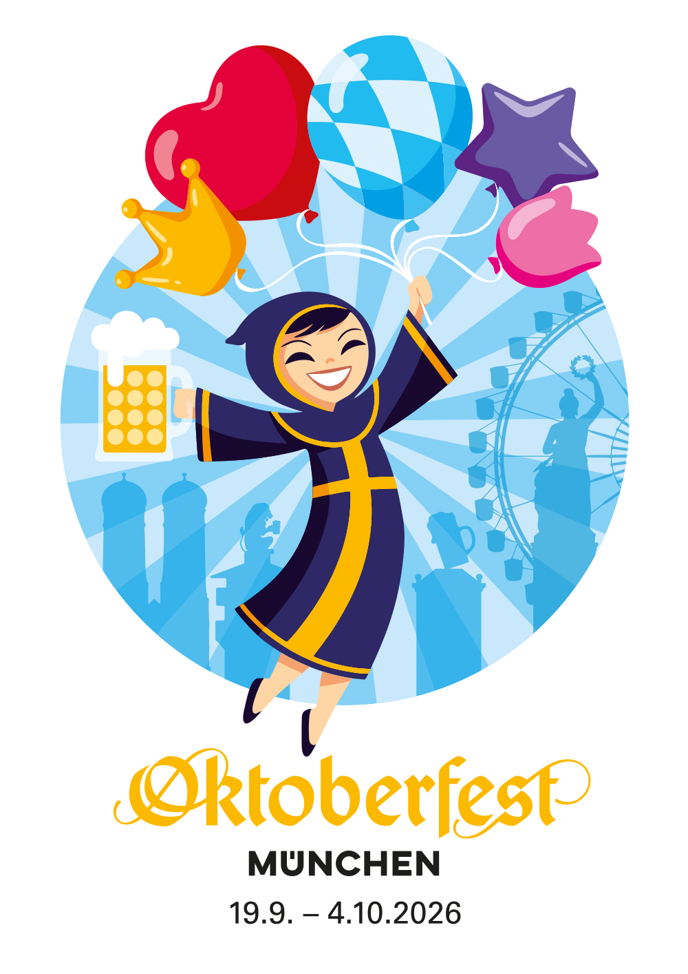 Motivwettbewerb Münchner Oktoberfest 2026 - Die Motive