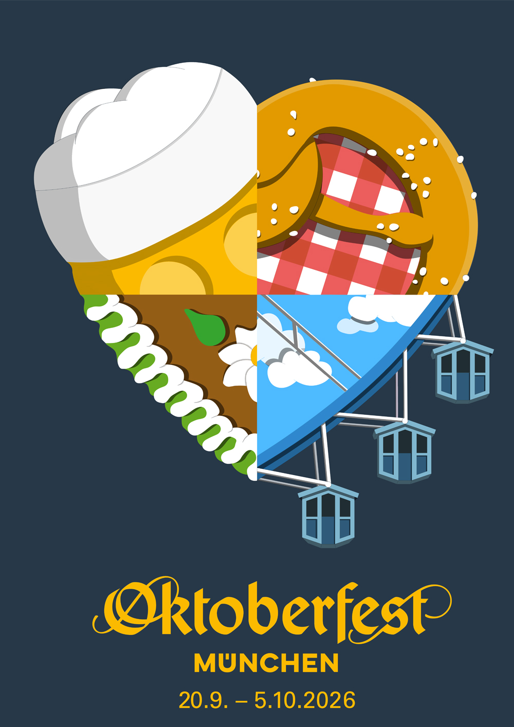 Motivwettbewerb Münchner Oktoberfest 2026 - Die Motive