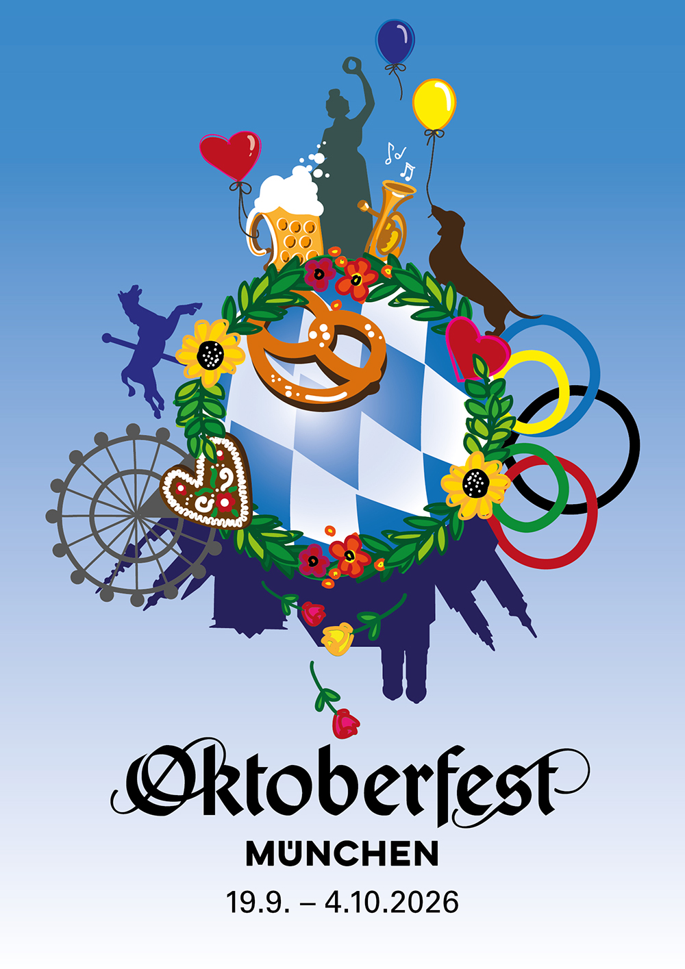 Motivwettbewerb Münchner Oktoberfest 2026 - Die Motive