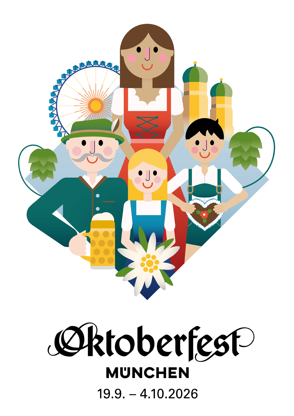 Motivwettbewerb Münchner Oktoberfest 2026 - Die Motive