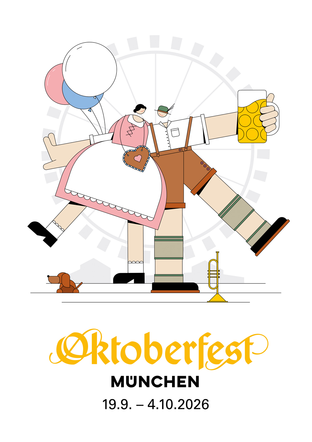 Motivwettbewerb Münchner Oktoberfest 2026 - Die Motive