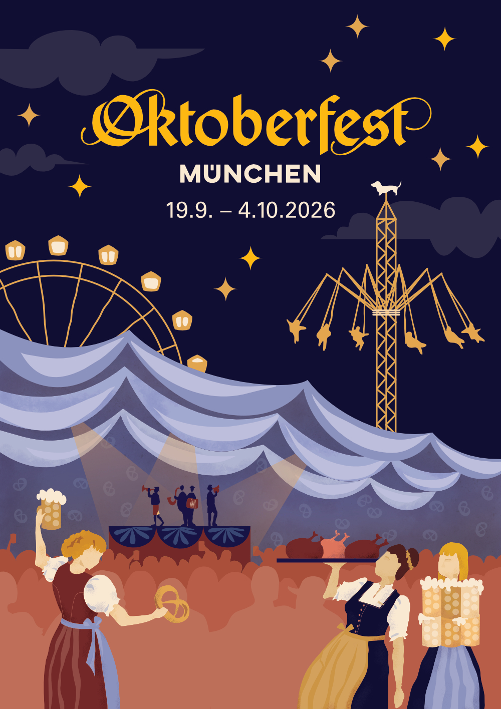 Motivwettbewerb Münchner Oktoberfest 2026 - Die Motive