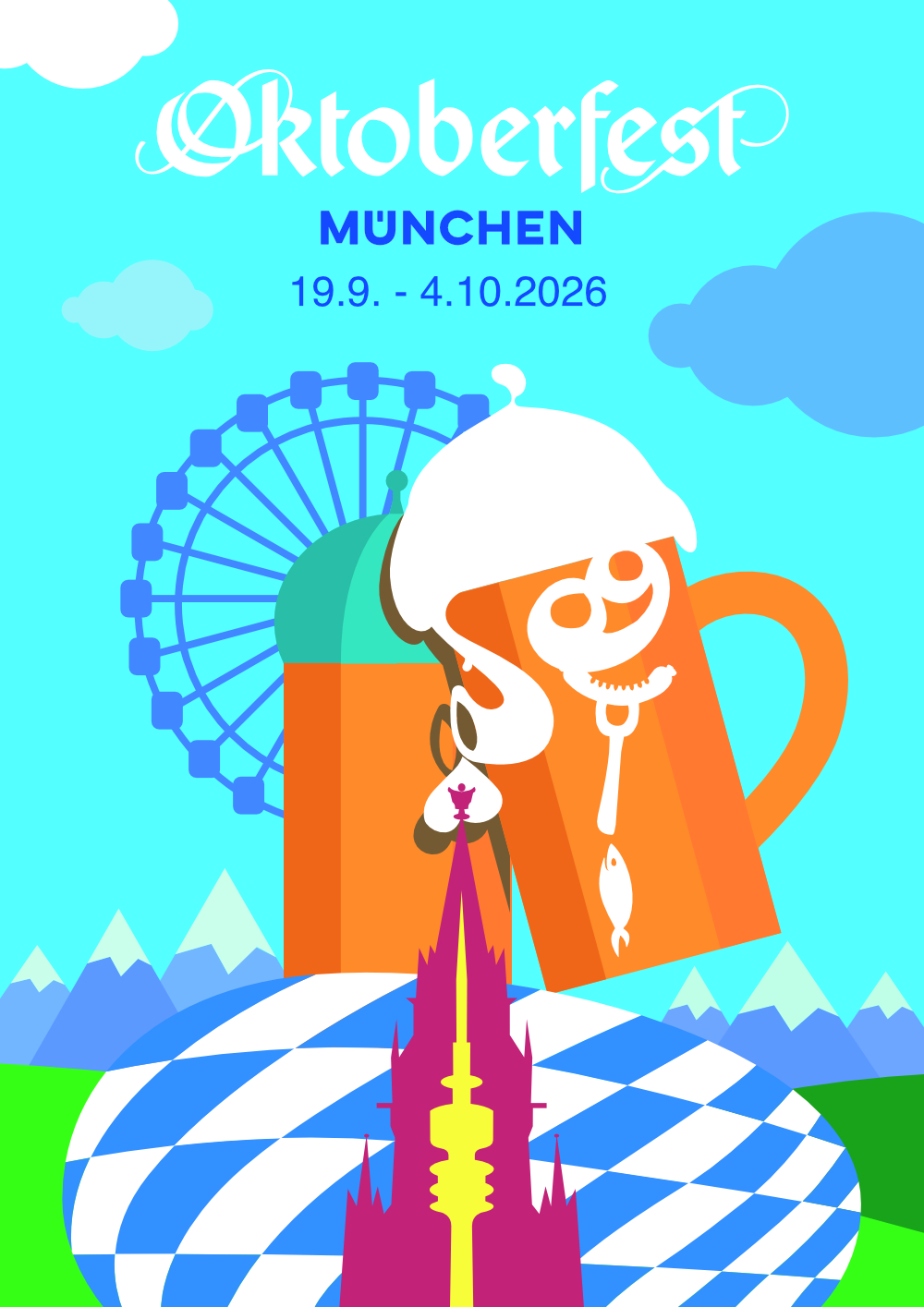 Motivwettbewerb Münchner Oktoberfest 2026 - Die Motive