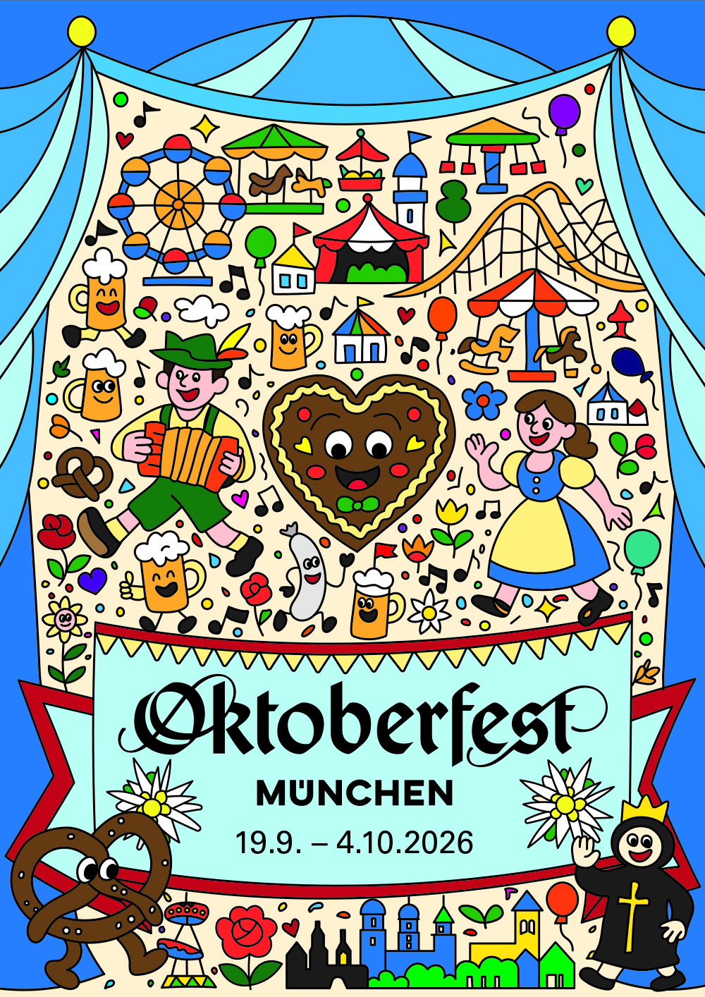 Motivwettbewerb Münchner Oktoberfest 2026 - Die Motive