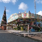 Aufbau Cranger Weihnachtszauber 2021