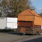 Aufbau Cranger Weihnachtszauber 2021